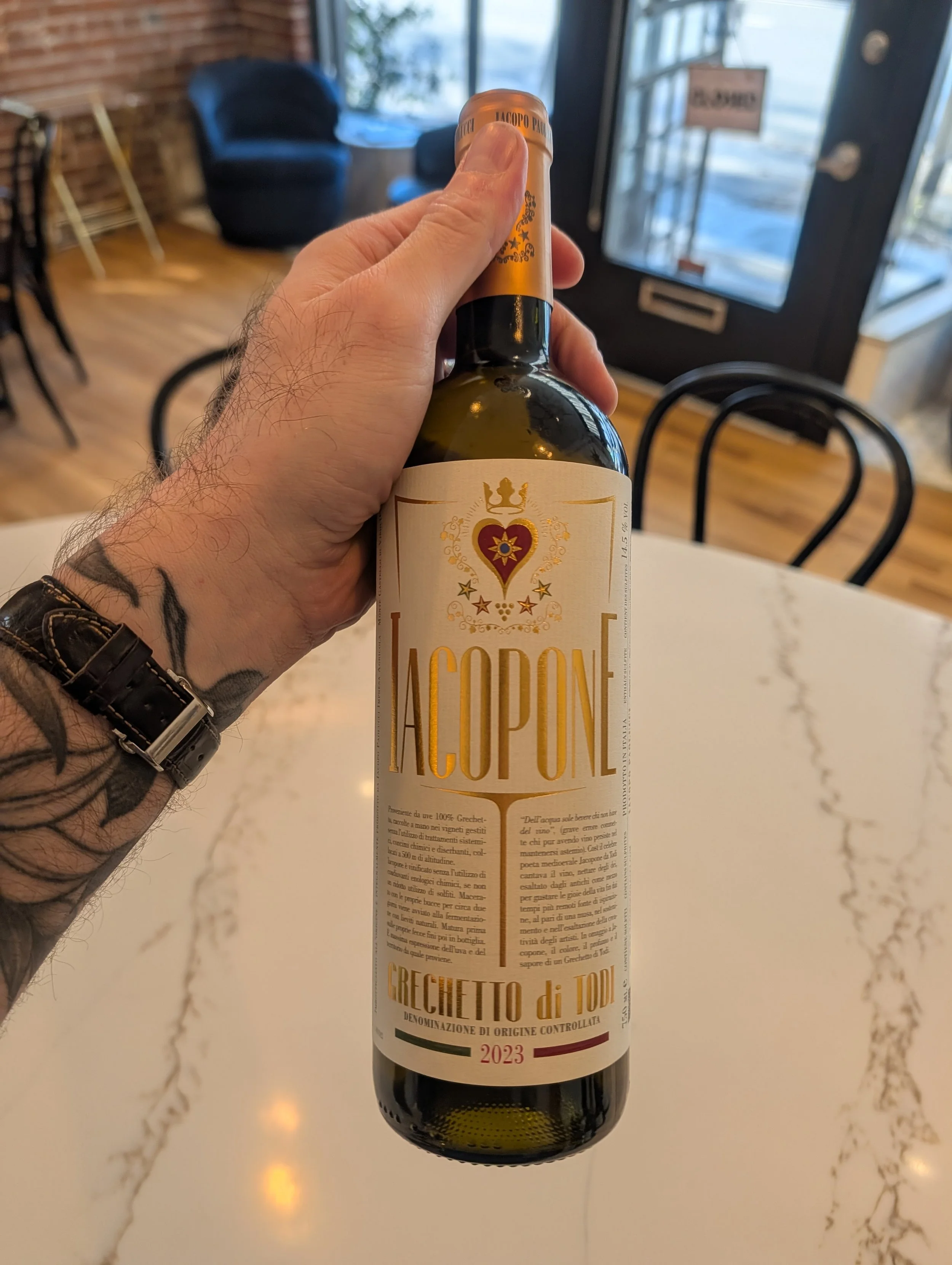 Iacopo Paolucci, 2023 "Iacopone" Grechetto di Todi