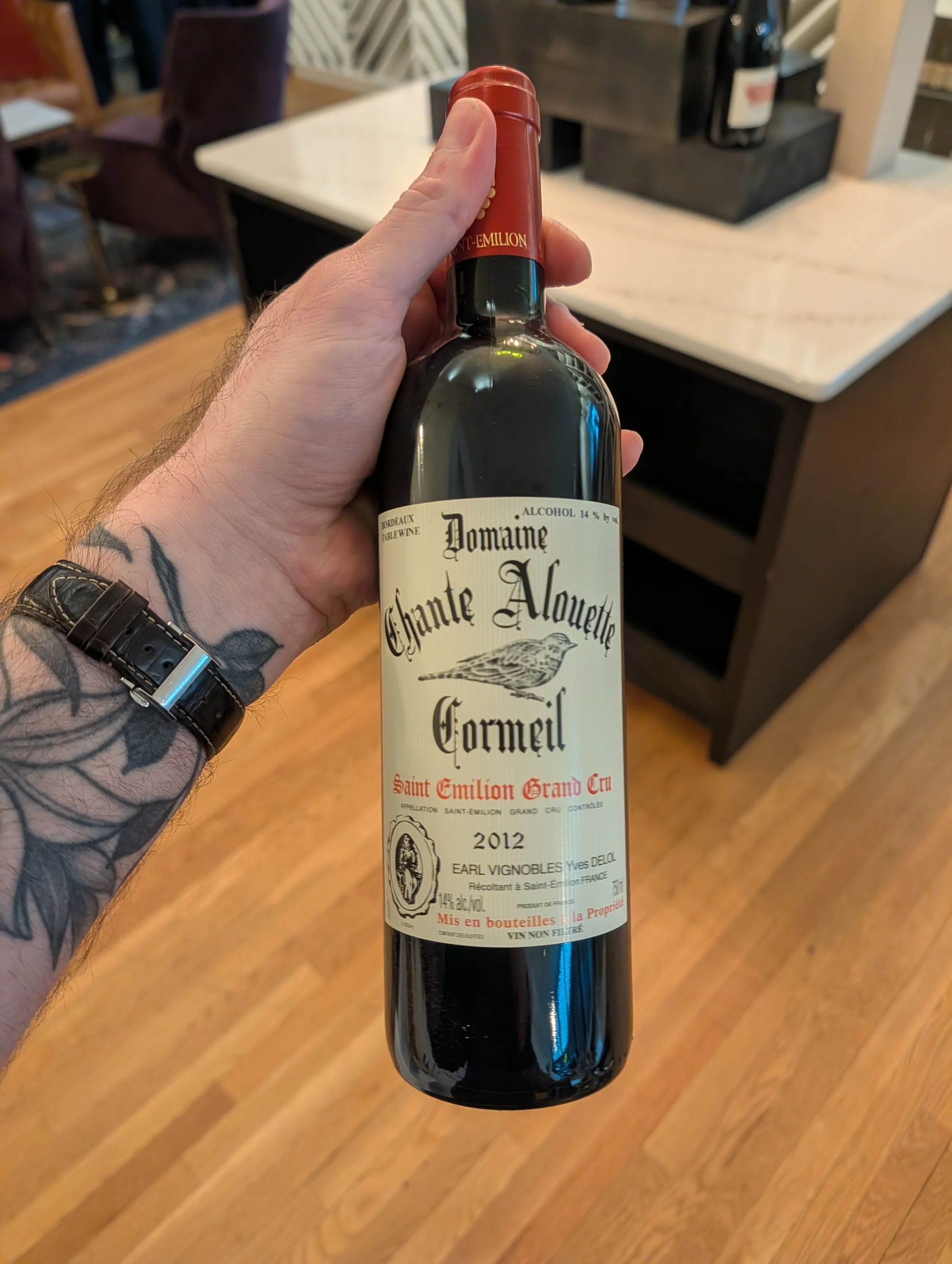 Château Chante Alouette, 2012 Saint-Émilion Grand Cru "Cormeil"