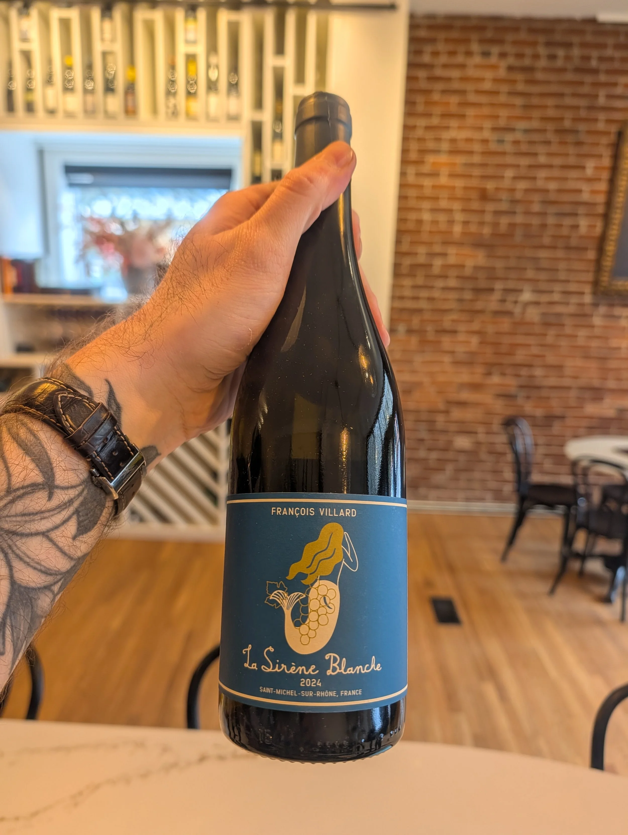 Francois Villard, 2024 "La Sirene Blanche" IGP Collines Rhodaniennes