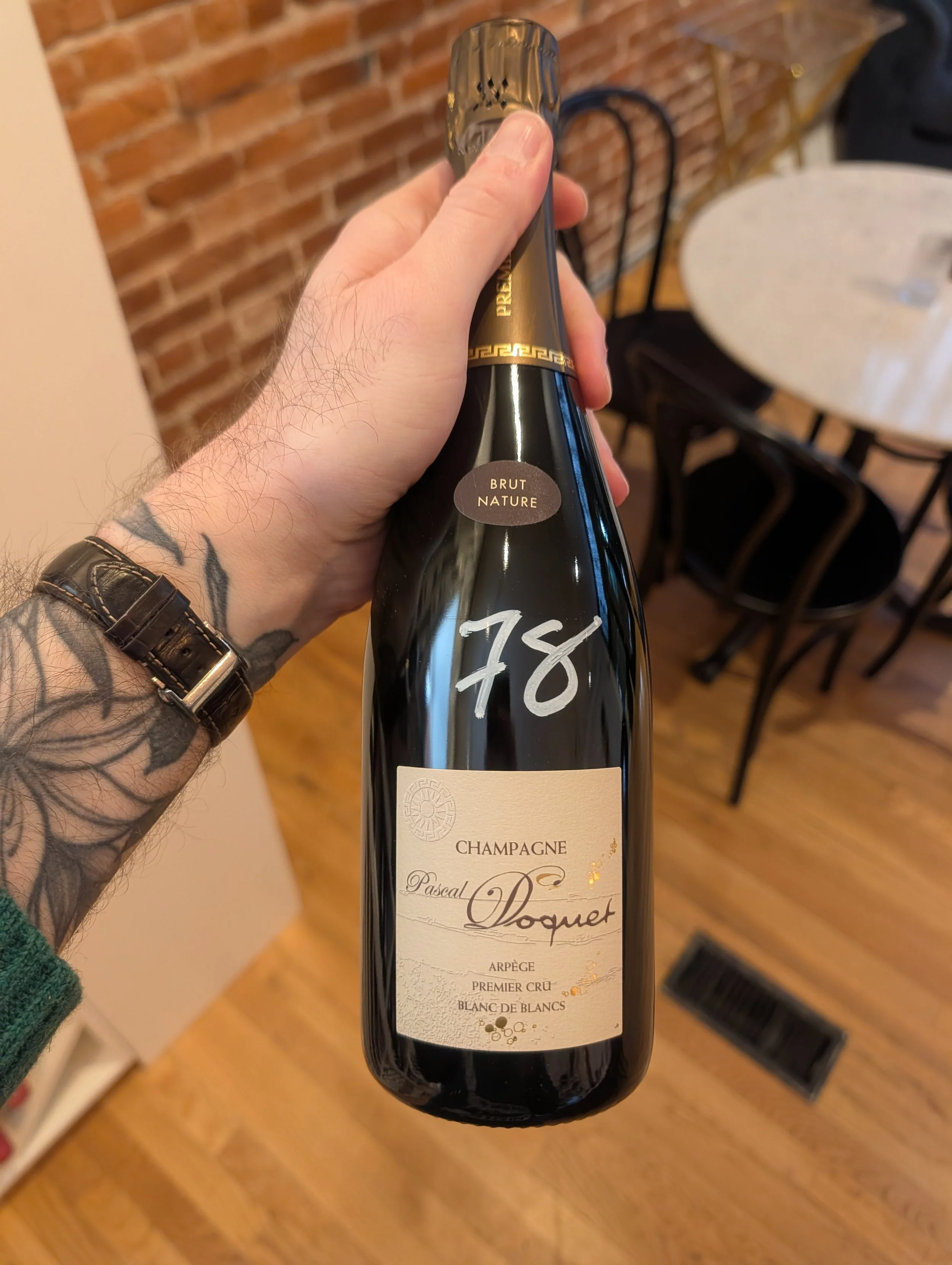 Champagne Pascal Doquet, NV "Arpège" Brut Nature Blanc de Blancs Premier Cru