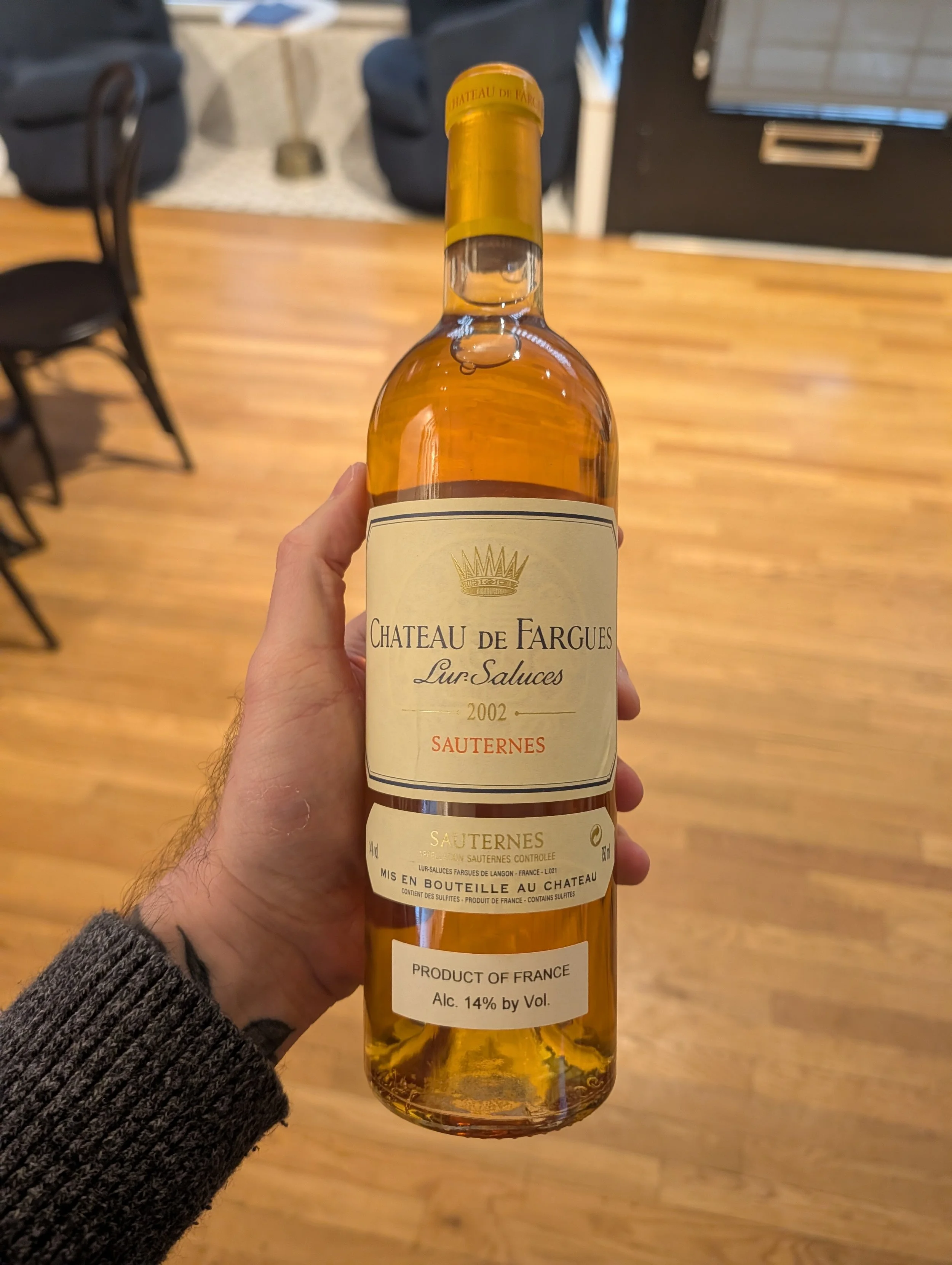 Château de Fargues, 2002 Sauternes