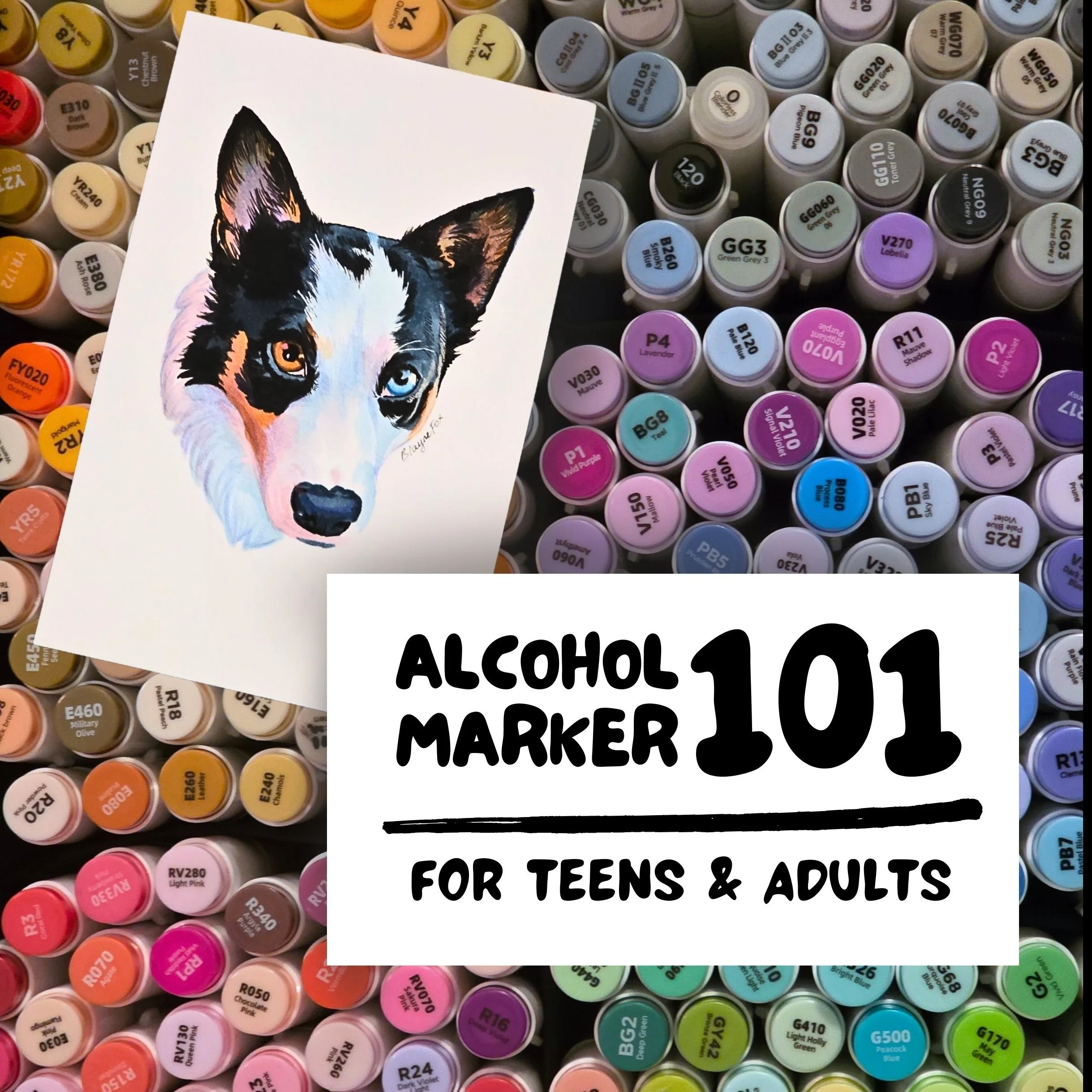 Alcohol Markers 101 (Oct 27)