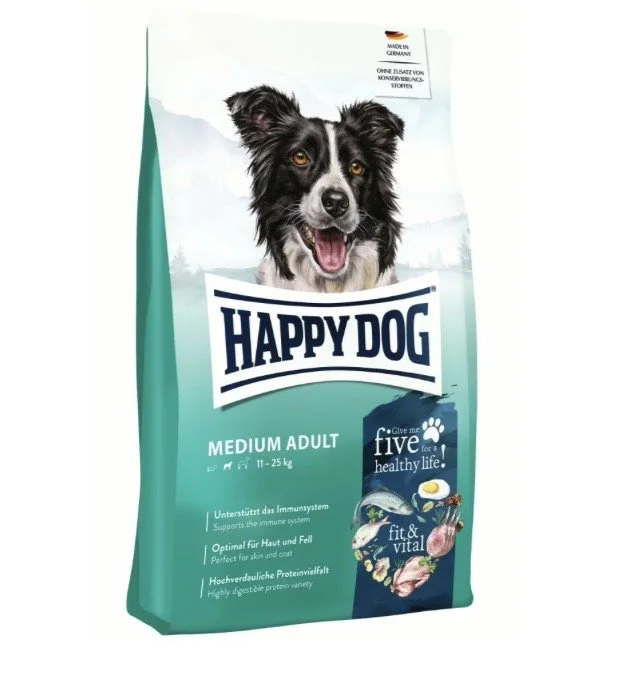 HappyDog Fit&Vital - Medium - 12kg KUN FYSISK BUTIKK