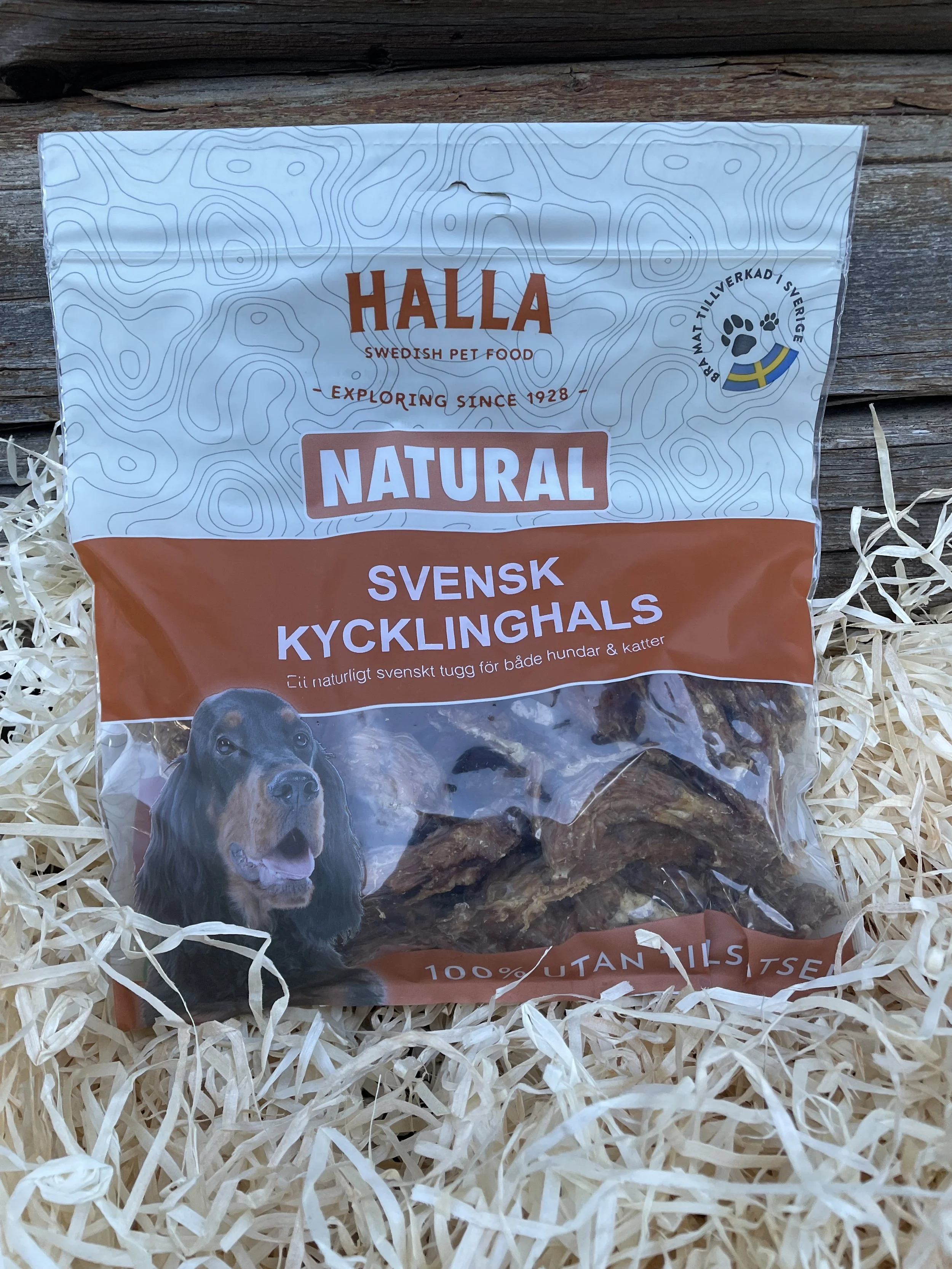 Halla Tørket kyllinghals 180g