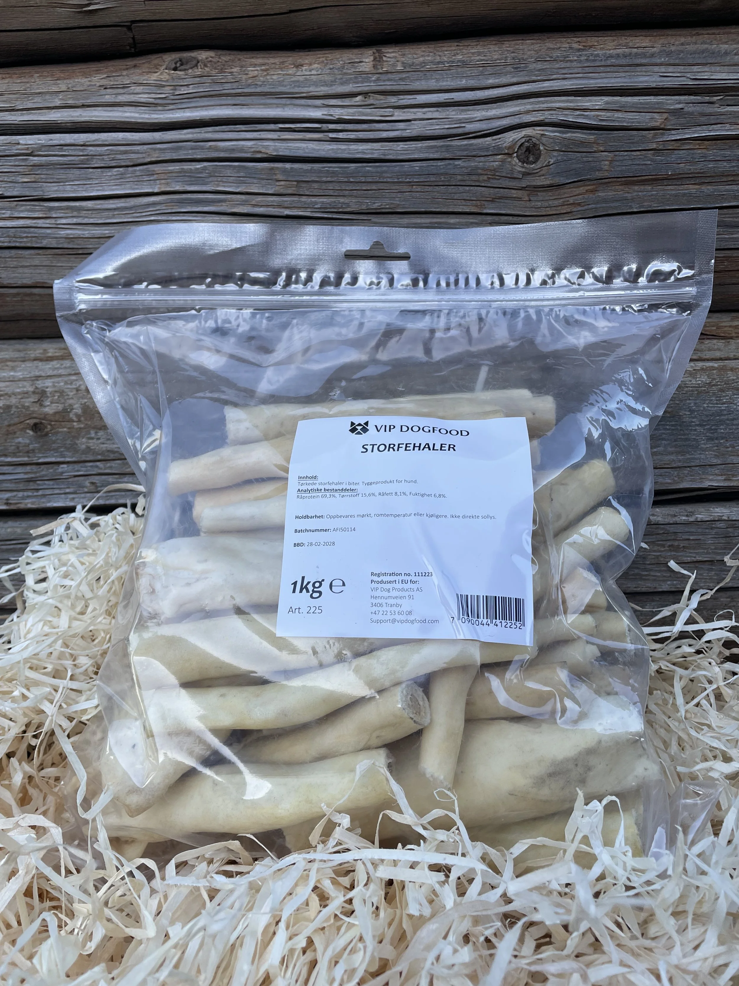 V.I.P. Tørket storfehale 1kg