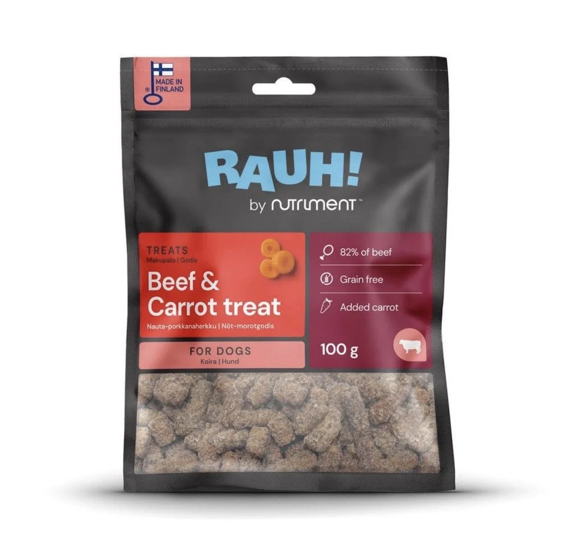 RAUH Storfe/Gulrot 100g