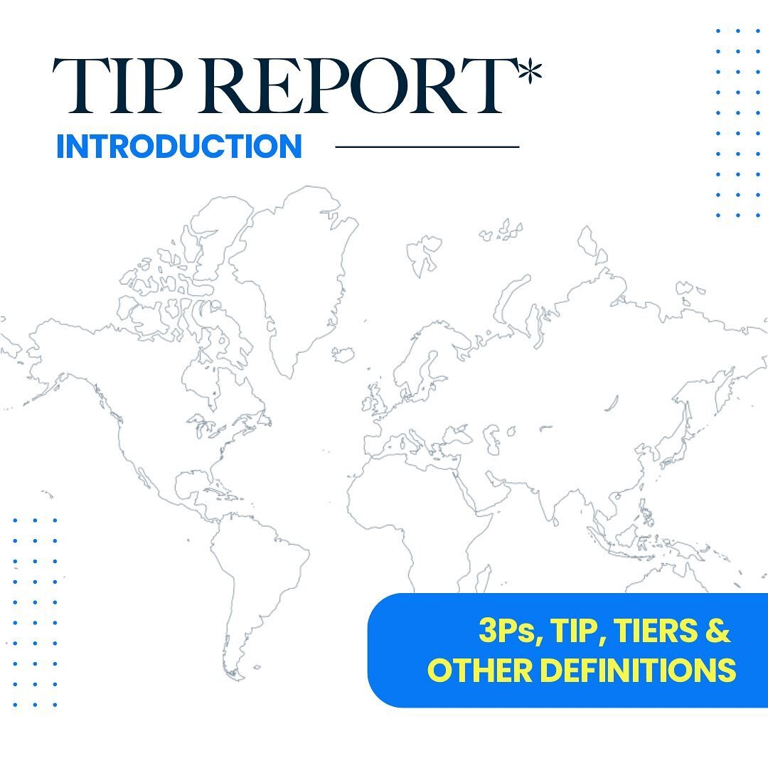 Today, we begin a new segment: TIP Report - Country Review. Each month, we will present a new country profile, the 3Ps (defined in this post), a summary and the US State Departments recommendations for that country to improve their tier ranking and e