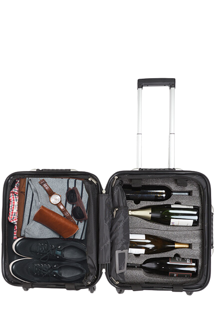 Petite — 8 Bottle Wine Suitcase