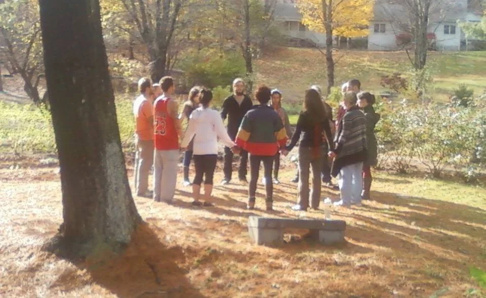 Omega Season Staff in the garden on transition day