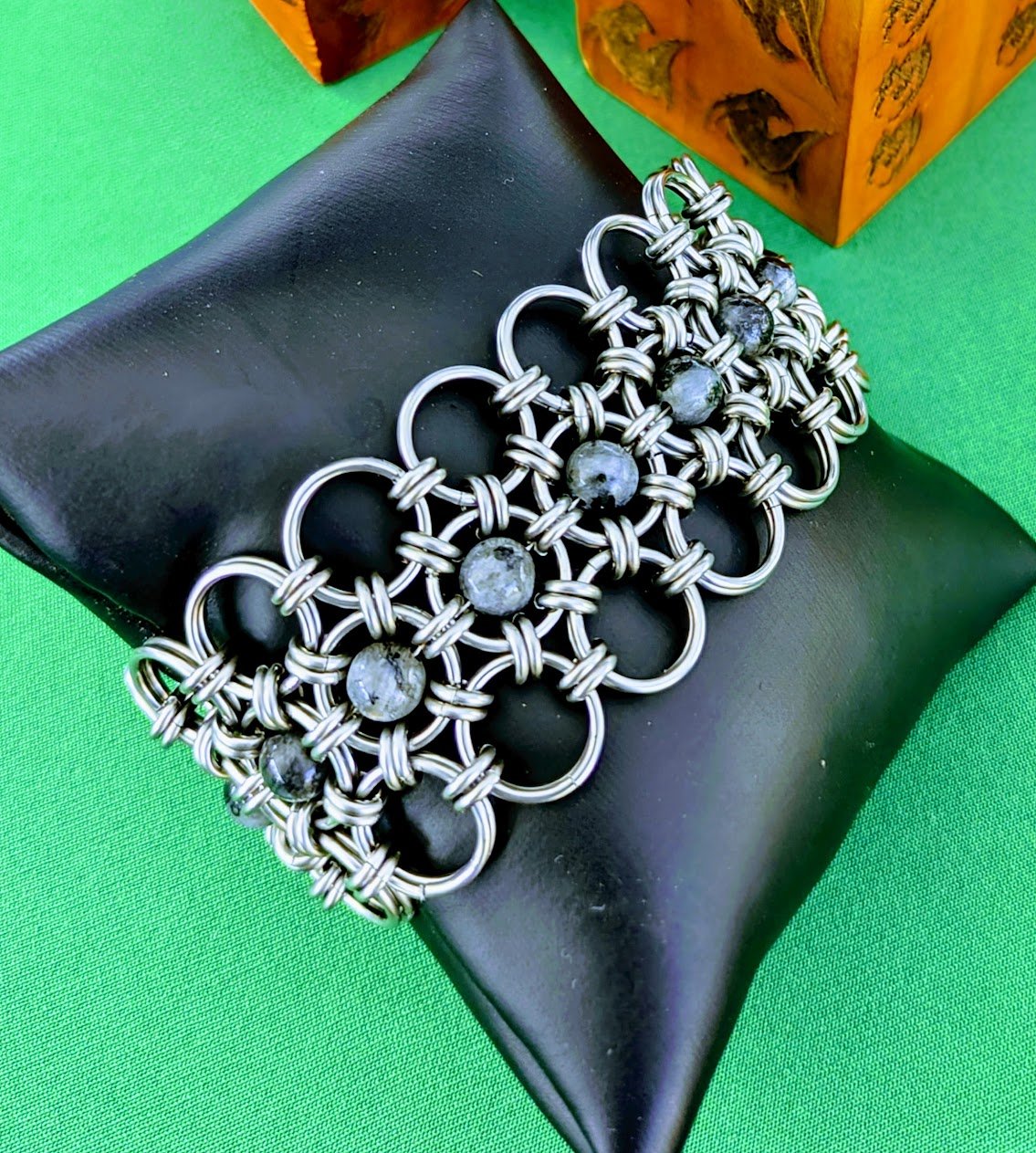2. japanese helm cuff w blue laboradite.jpg
