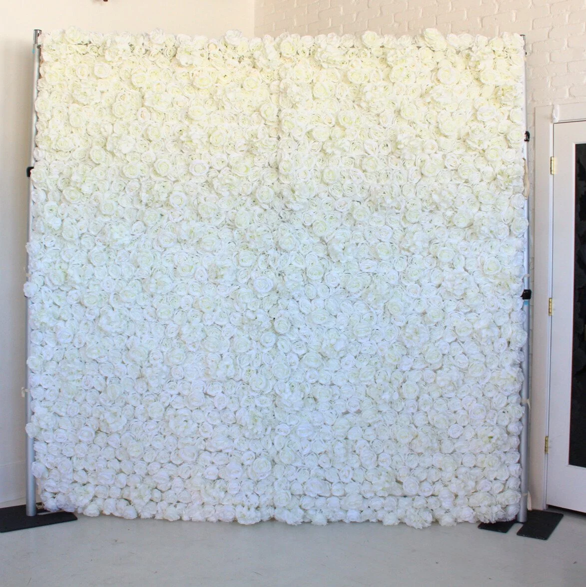3D White Floral Wall - additional upgrade