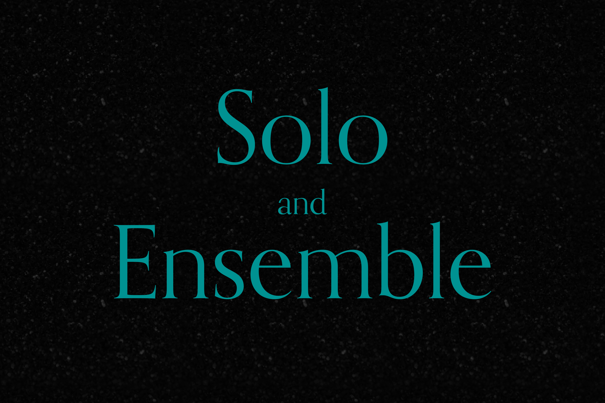Solo Ensemble Concert