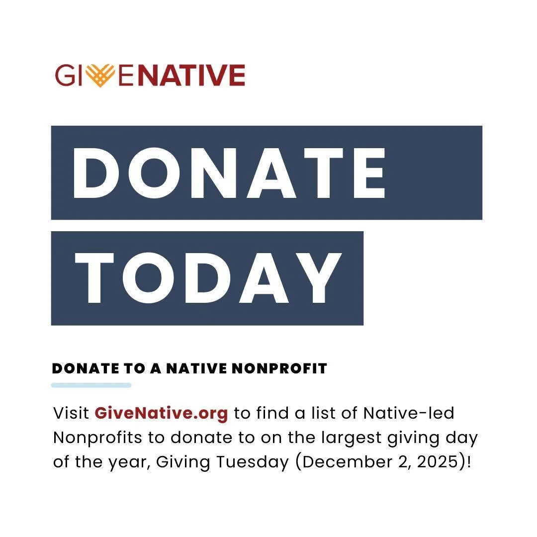 ✨ We are officially launching our Seed to Spirit: 10 Years of Standing on Sacred Ground fundraising campaign! ✨

We begin by participating in the Give Native movement with our goal of raising $30,000 by Giving Tuesday!

With the launch of Seed to Spi