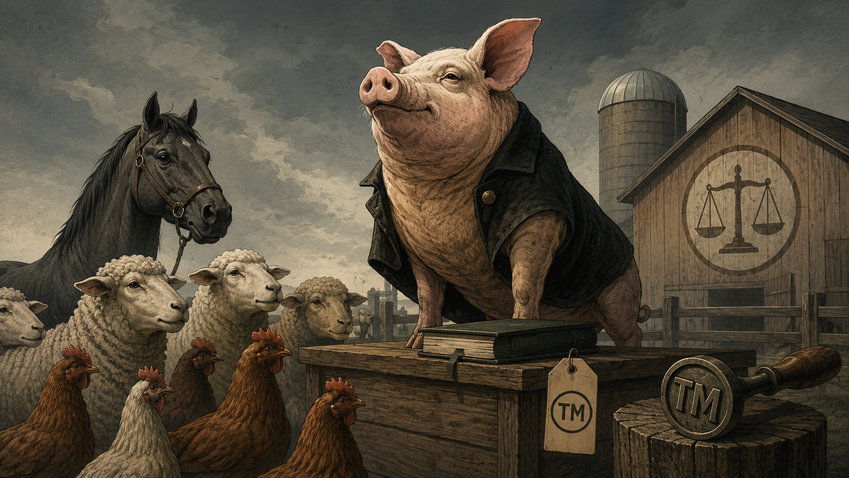ANIMAL FARM and 1984: according to EUIPO, titles of literary works are not registrable as trademarks where the public does not perceive them as indicators of commercial origin