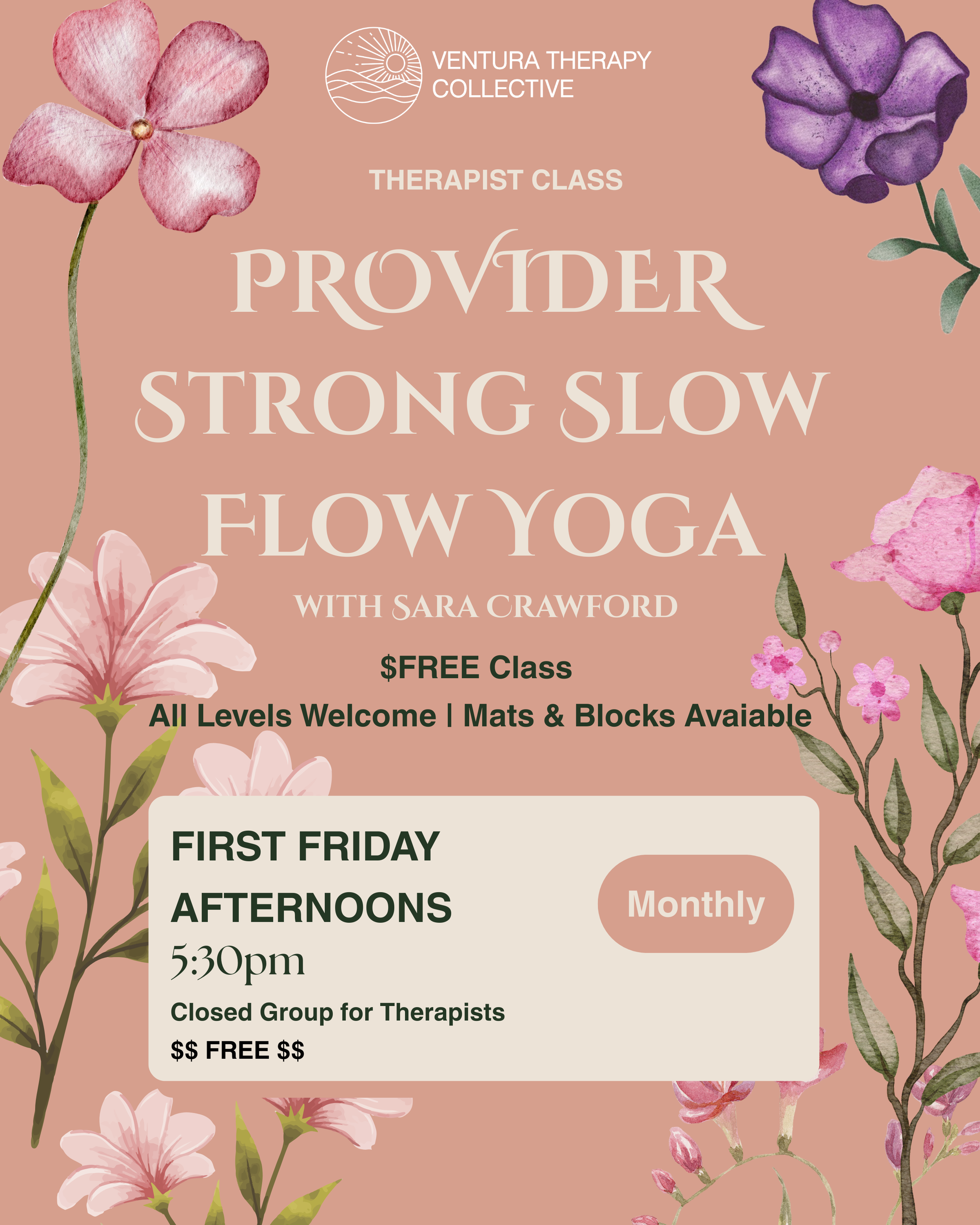 Provider Yoga w. Sara C 