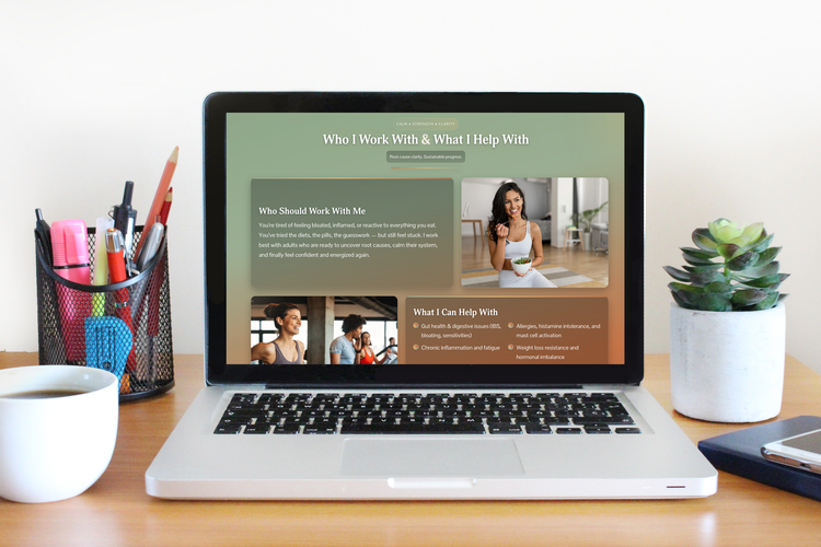 Website design example 1