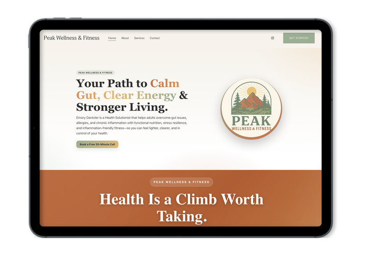 Website design example 3