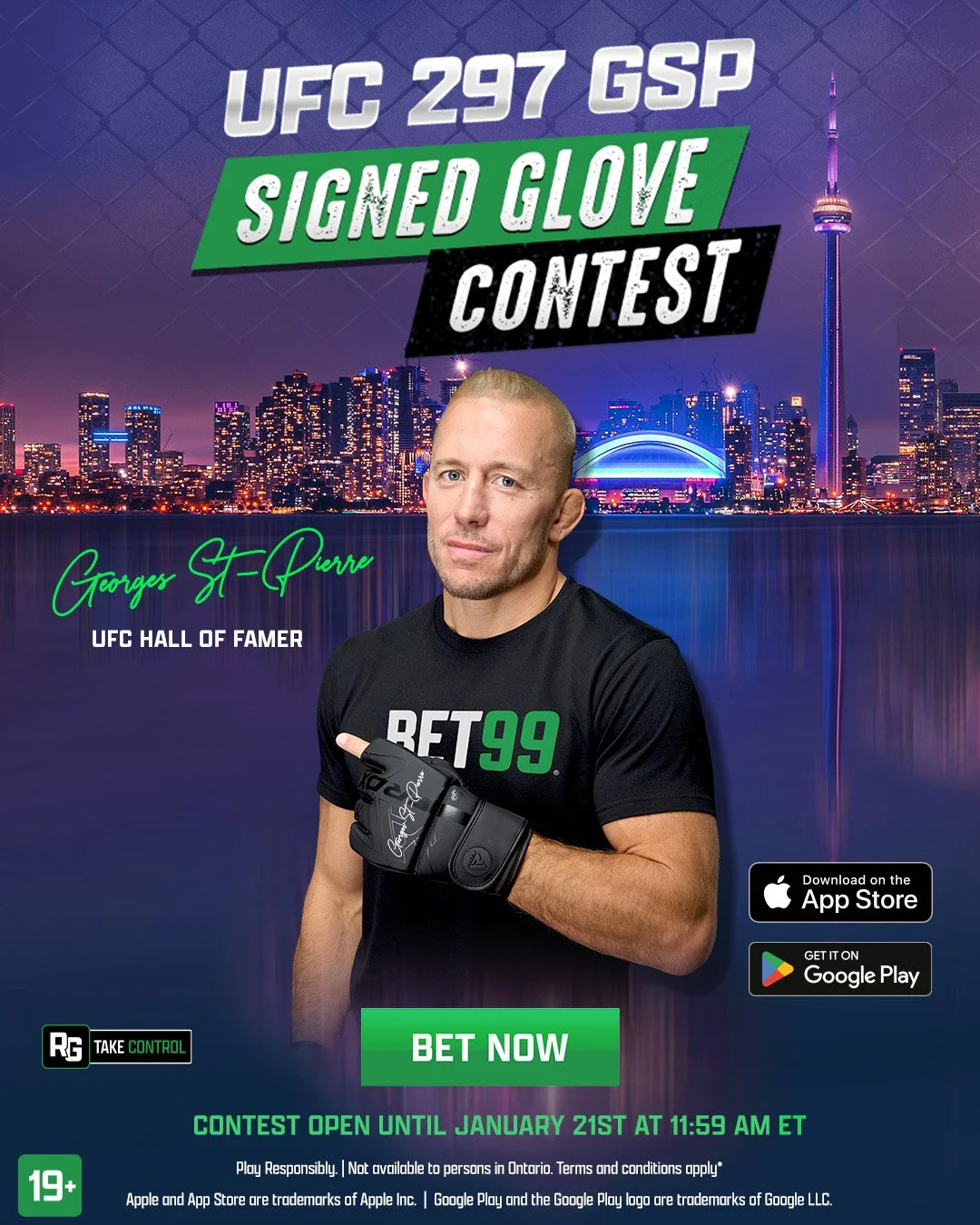 Georges St-Pierre - Contest Design for BET99