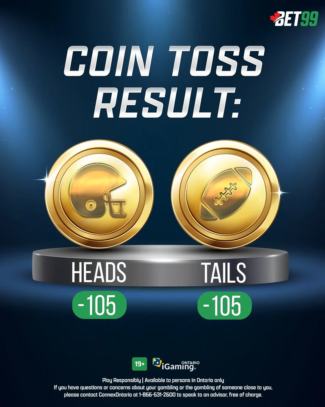 Super Bowl - Coin Toss Promotion