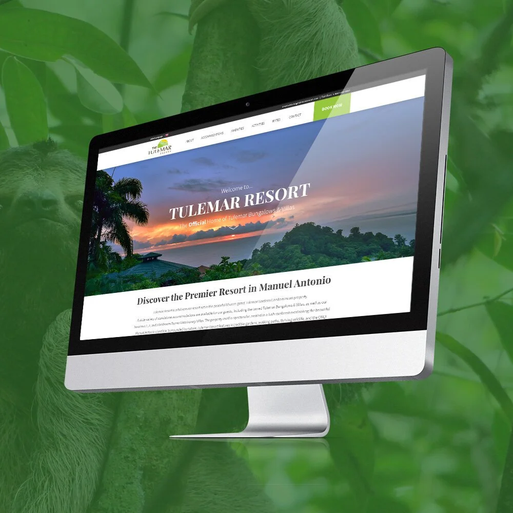 Tulemar Resort, Costa Rica - Website Design & Layout