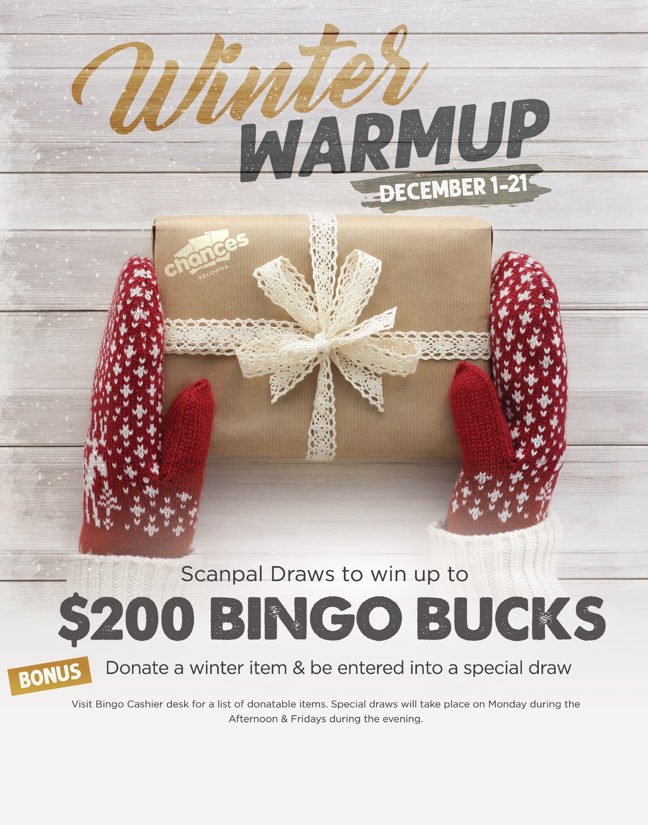 Chances Casino Winter Promotion
