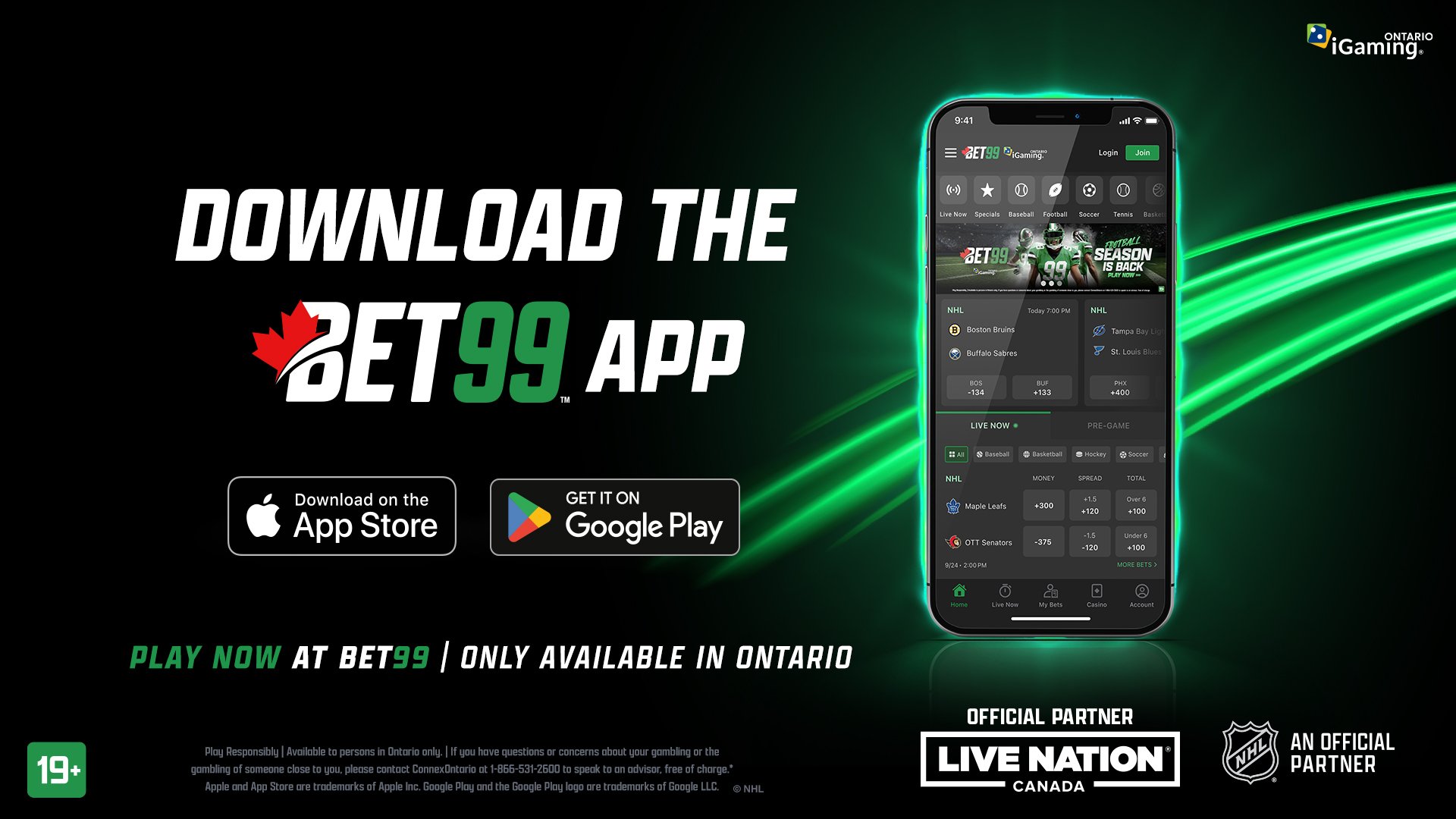 App Promotion for Live Nation