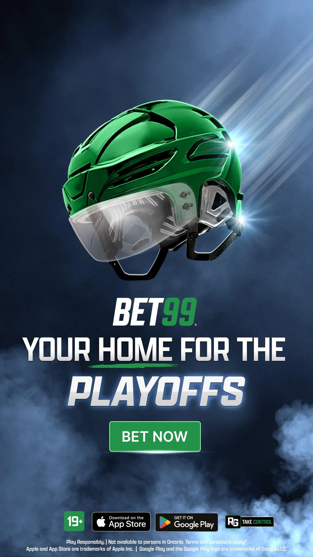 NHL Playoffs Design for Social & Ads, BET99