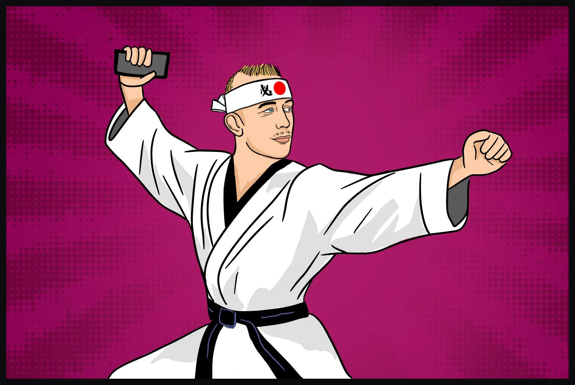 Georges St-Pierre (UFC) Storyboard Illustration for Commercial (Click to View)