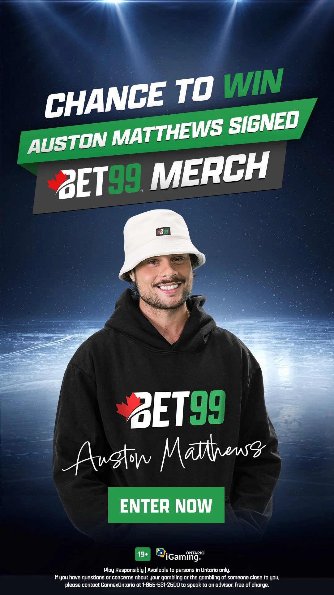 Auston Matthews (Toronto Maple Leafs) Giveaway