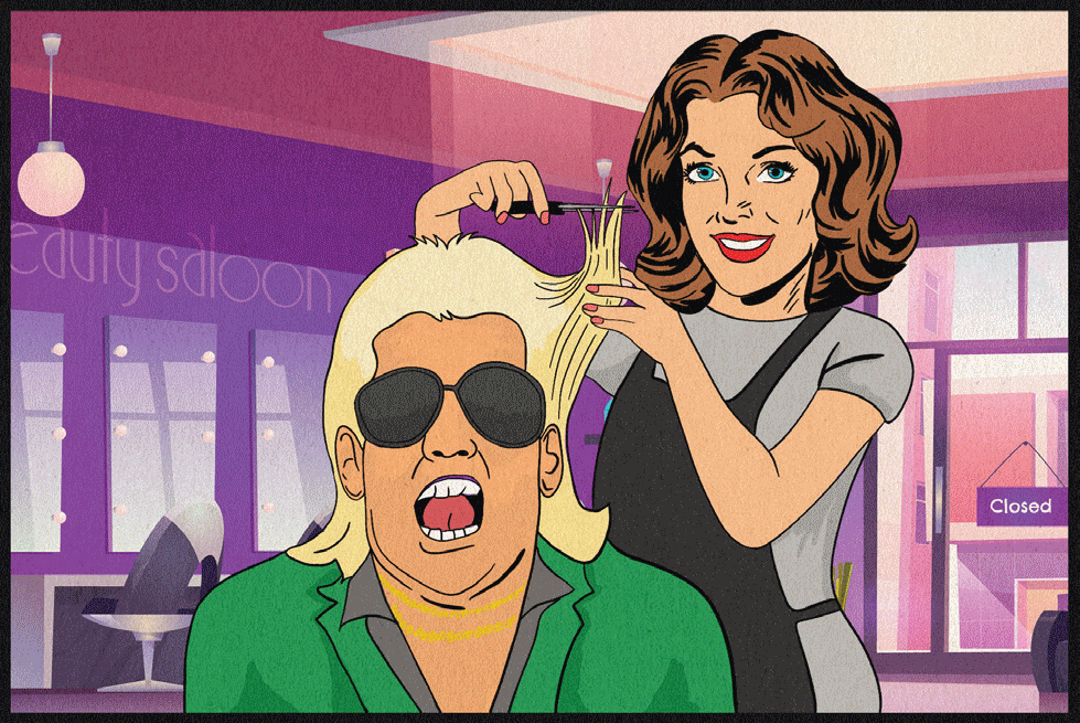 Ric Flair (Wrestler) Commercial Storyboard Illustrations, concepts