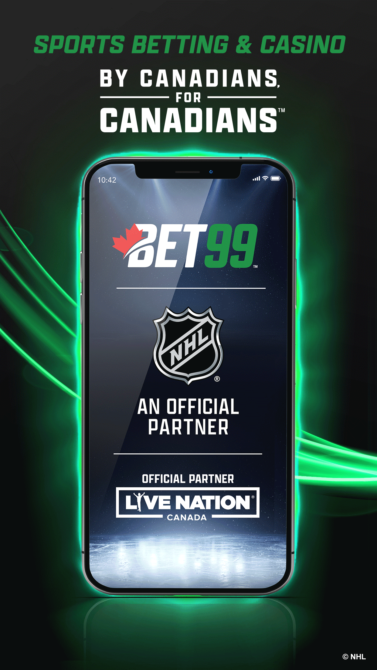 BET99 App Frame Designs for iOS & Android stores (seamless scrolling)