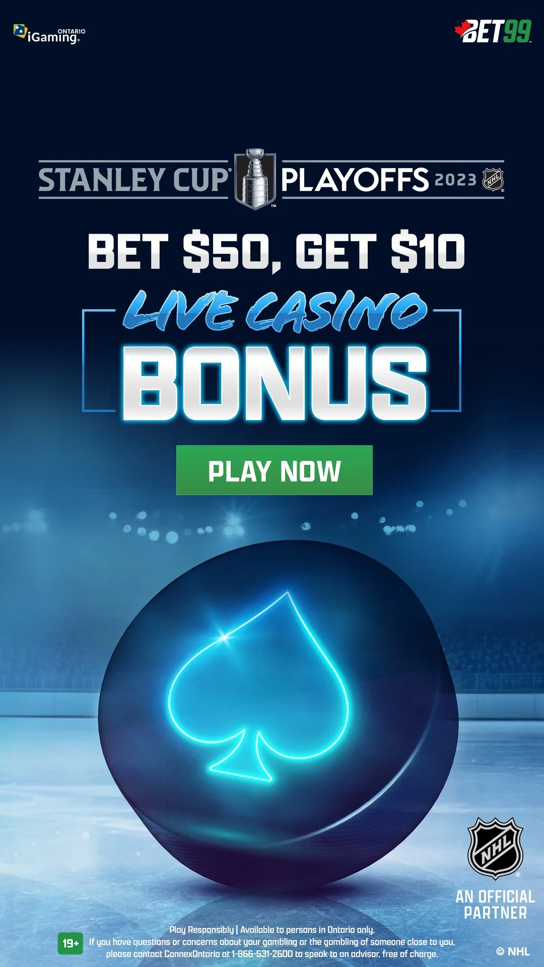 Stanley Cup Playoffs / Casino Promotion