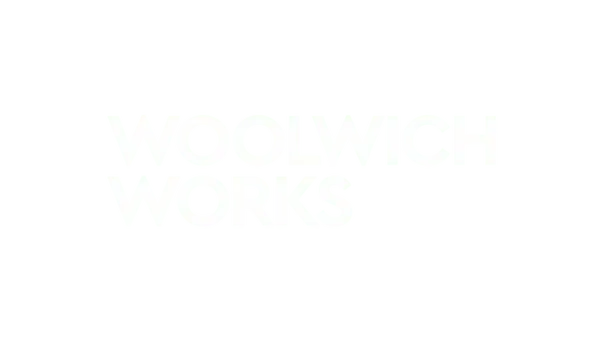 Woolwich Works logo copy in white