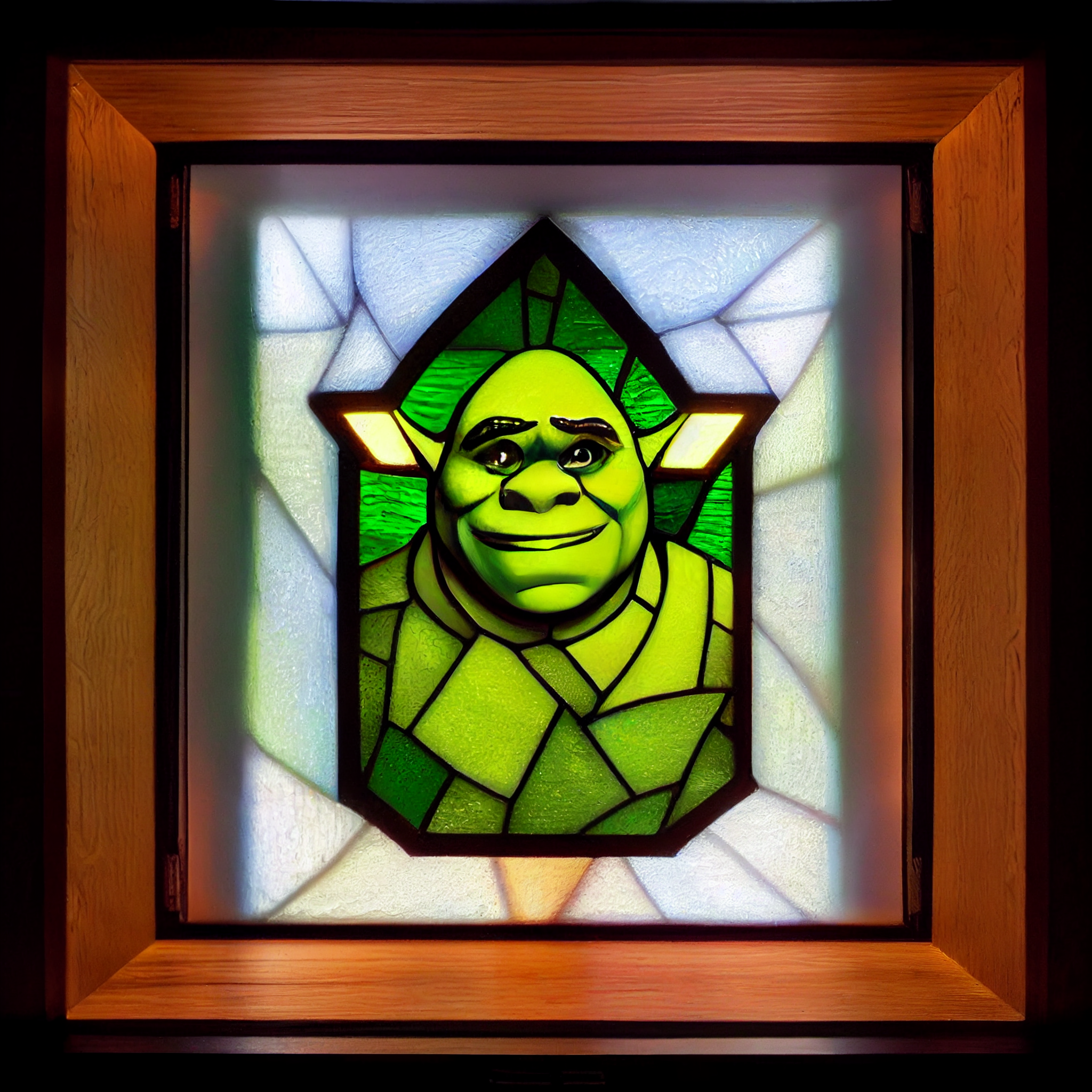 Whyrm_Stained_glass_of_Shrek_the_green_ogre_45ad6eef-87a1-475d-b541-343b8760cb1c.png