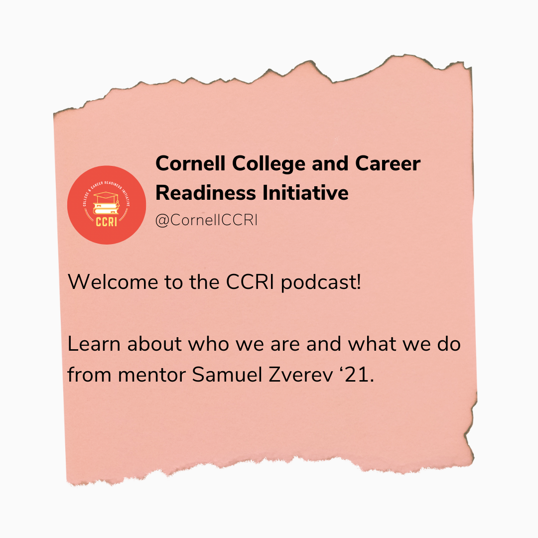 Welcome to the CCRI Podcast!