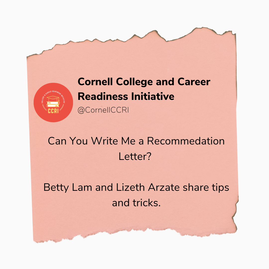 Can You Write Me a Letter of Recommendation?