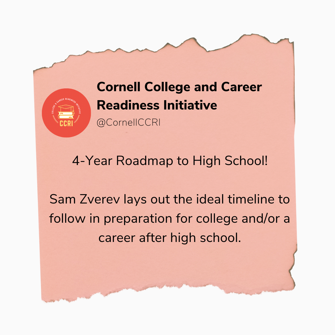 4-Year Roadmap to High School! 