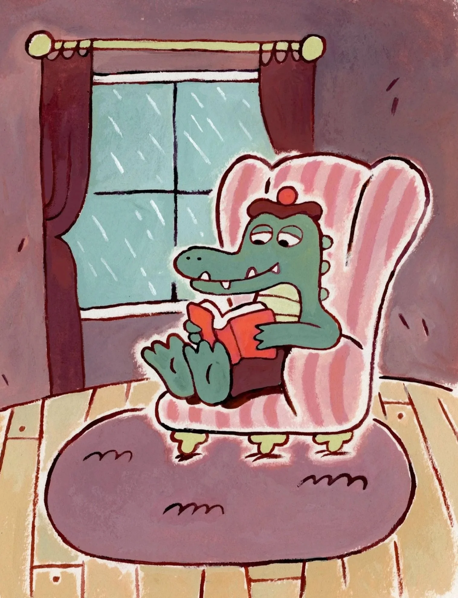 Kordesh_Crocodile_Alligator_Reading_Cozy_Picturebook_KidLitArt_Illustration3.jpg
