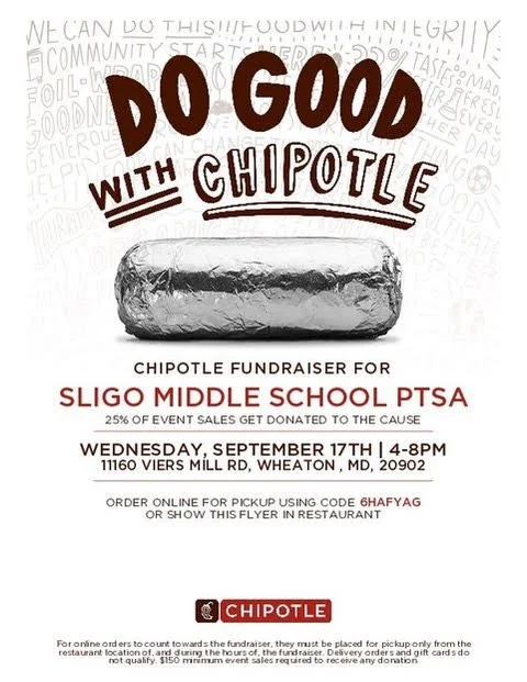 Dine Out-Chipotle on Wed., 9/17/25