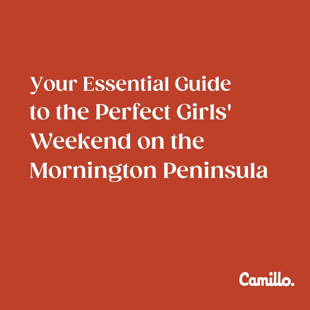 The Camillo Journal | Discover our curated, three-day itinerary for the perfect winter escape on the Mornington Peninsula with your gal pals!

Read via the link in our profile 💫

#girlsweekendaway