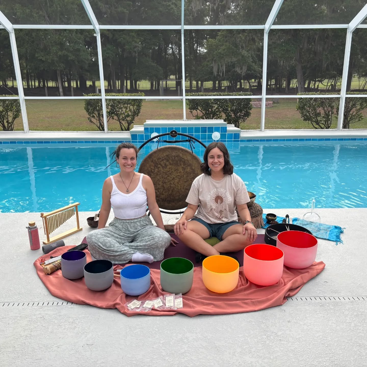 Mobile sound bath with my trusty partner! Feeling grateful and elated. This is everything I have been working towards.