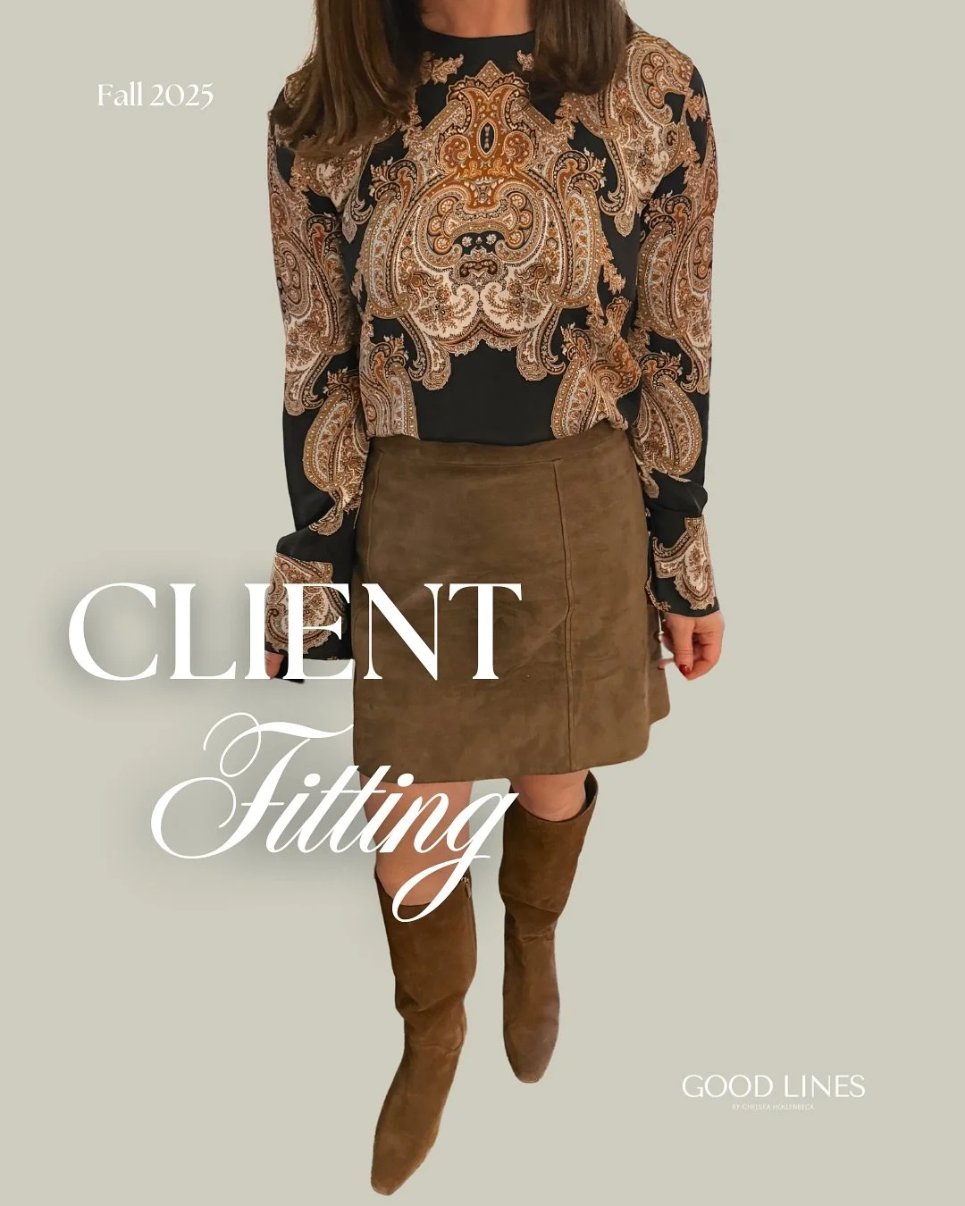 Recent Client Fitting 🍂

This lovely lady came to me recently hitting the big 40, and wanting to update her everyday wear. We focused on beautiful fabrics that elevated her daily style, while also being practical. 

She loves a good mini skirt - so 