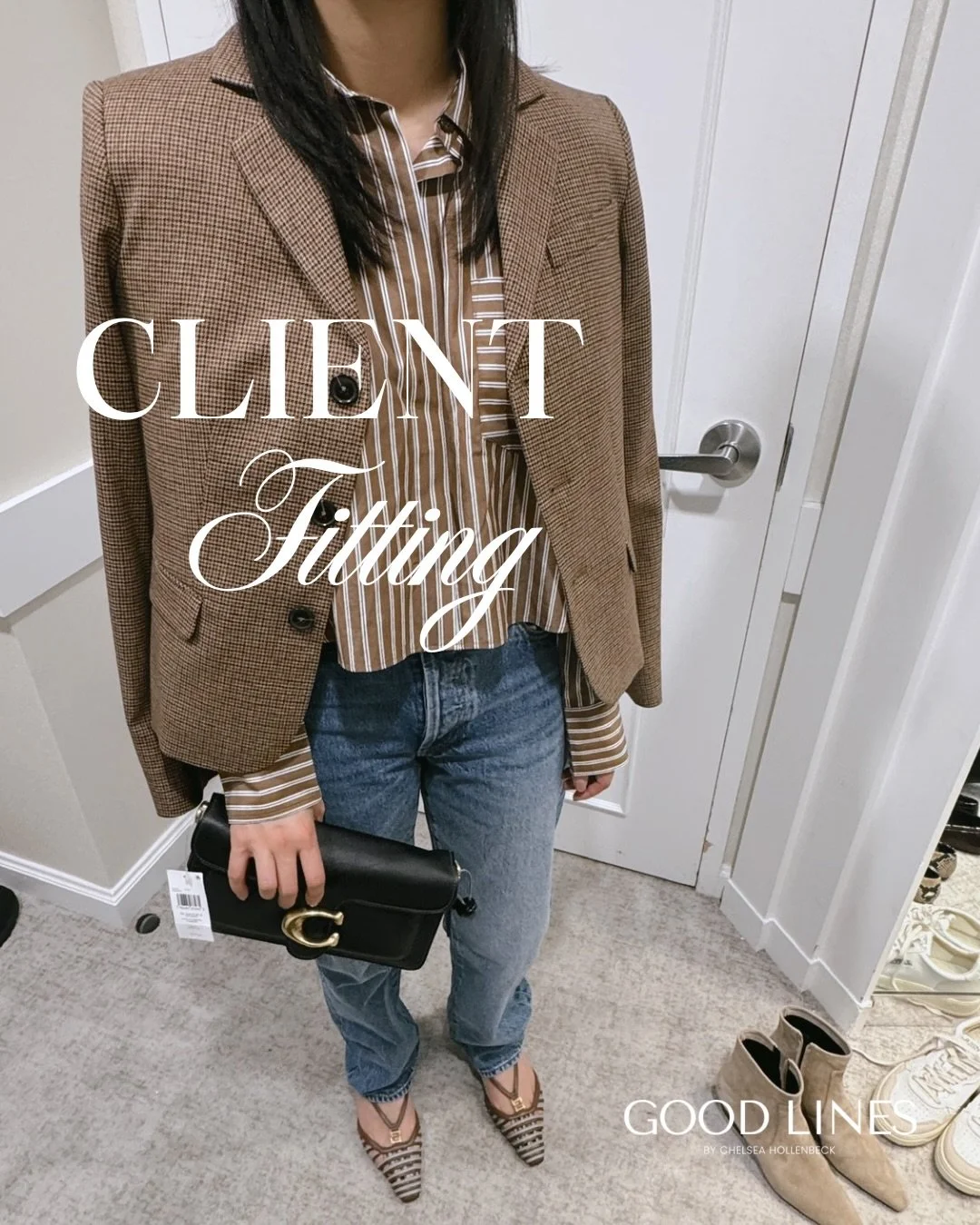 Recent client fitting ✨

This lovely lady is an attorney who hadn&rsquo;t shopped in years and was ready for a refresh&mdash;both for workwear and everyday life. We focused on elevated essentials: crisp, polished pieces that are easy to style, comfor