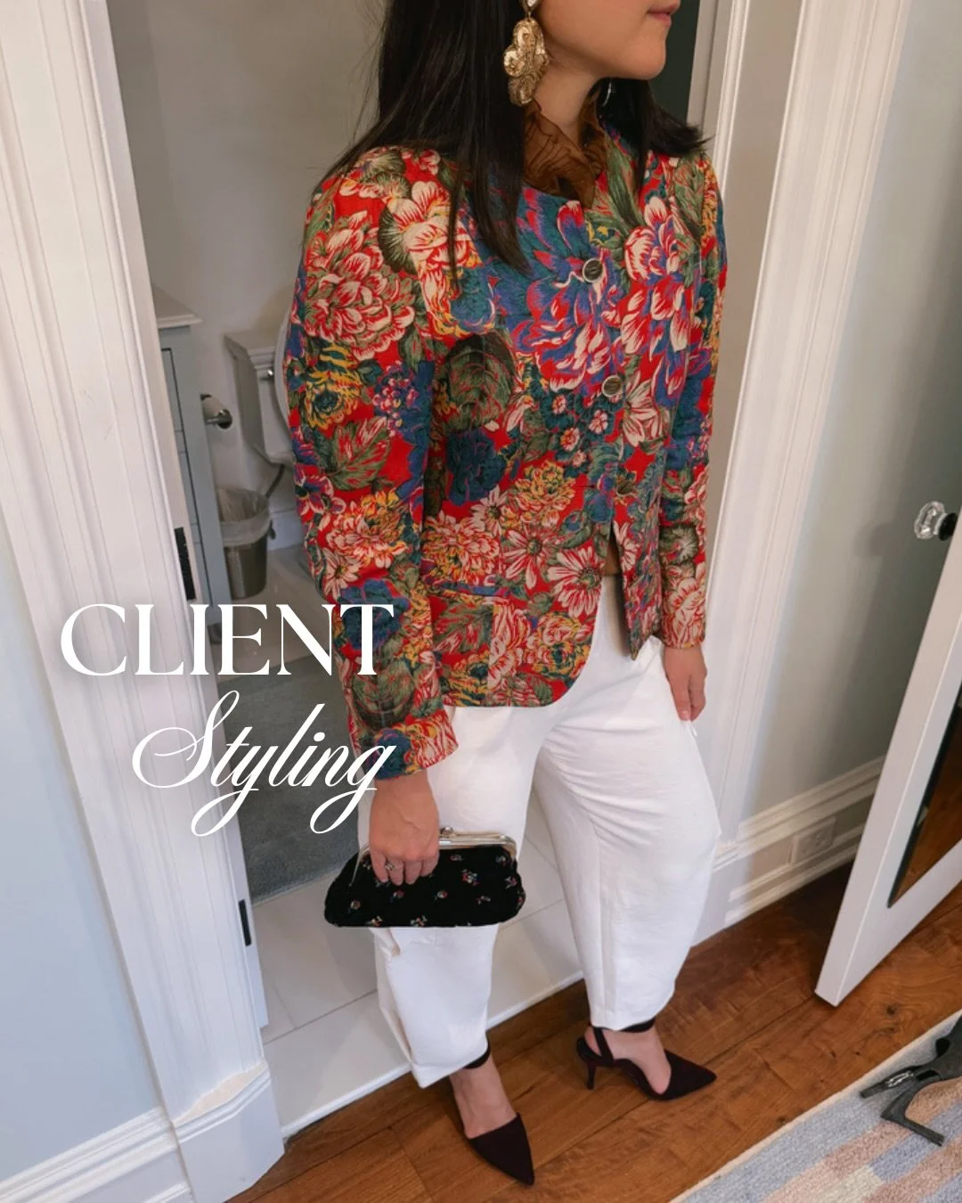 Recent client styling ✨

We worked together to really open up the outfit combinations already living in her wardrobe. She has the most beautiful vintage pieces she&rsquo;s collected over time, and instead of pushing for a full overhaul, we focused on
