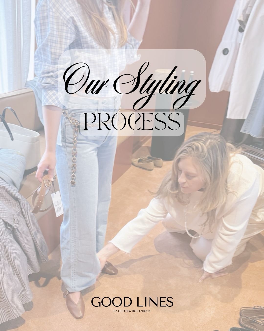 Our Styling Process ❤️

At Good Lines we focus on the entire person. We want to get to know you, understand who you are and what your daily life is life. This allows us to help create a style that is not only authentically you, but realistic. 

We do