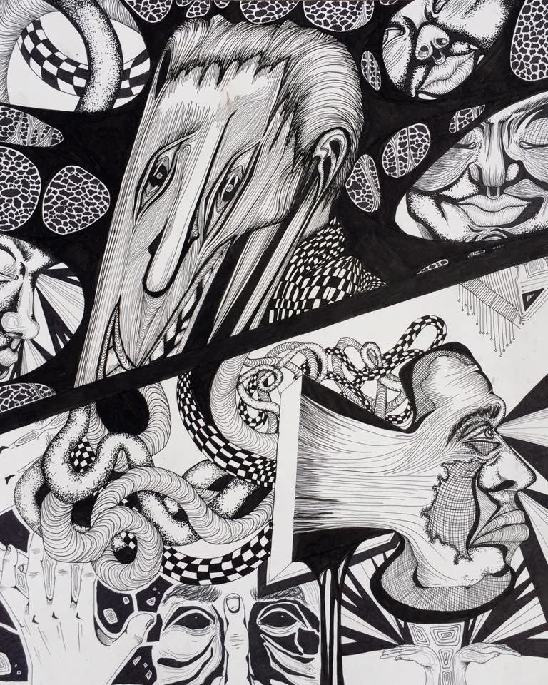 Grip of Technology | Micron on Bristol Board 2015