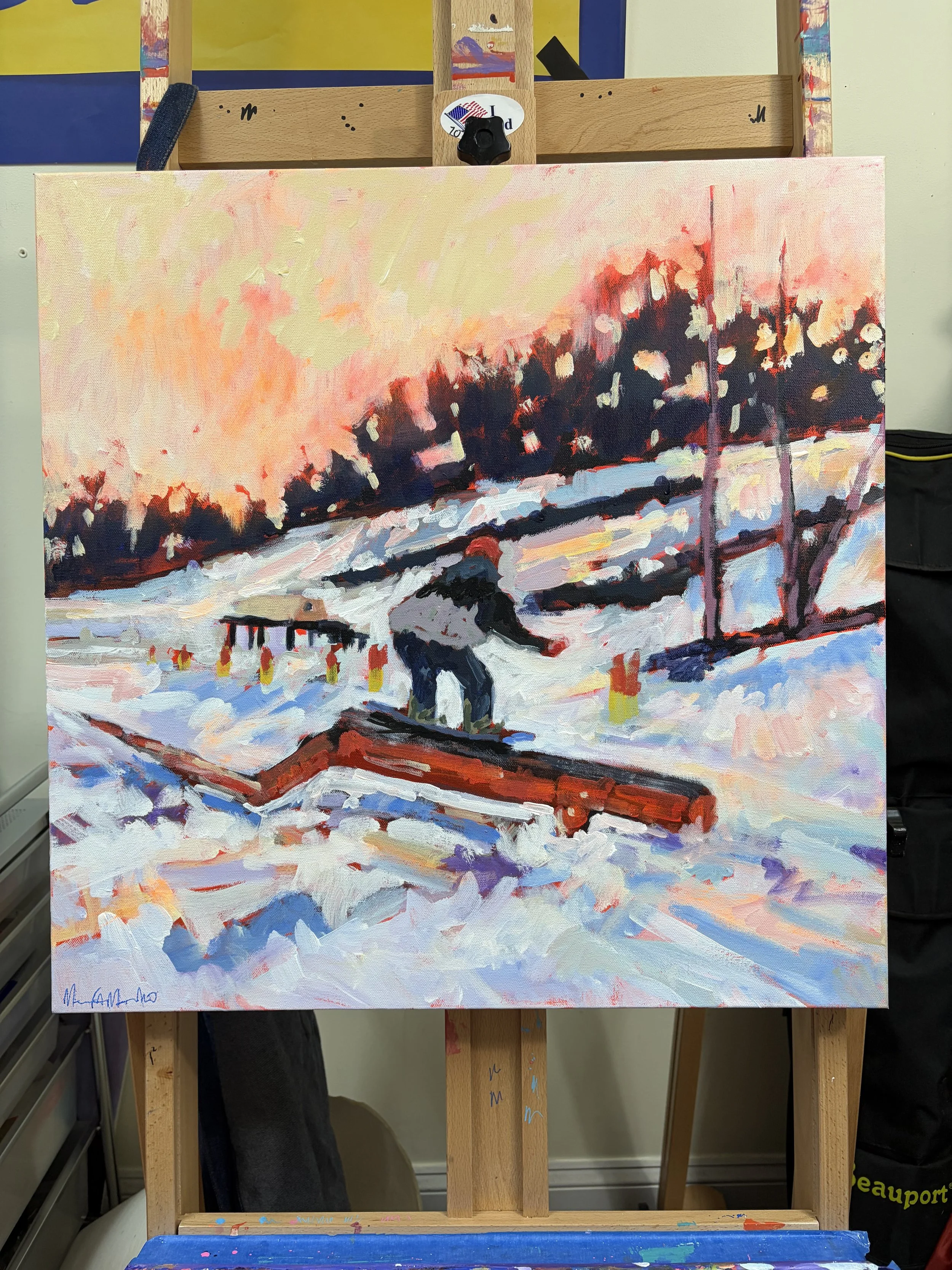 Pipe Dreams, 24x24, unframed