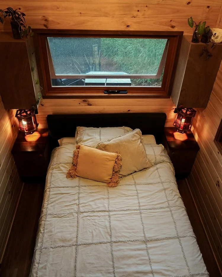 Room in custom tiny house