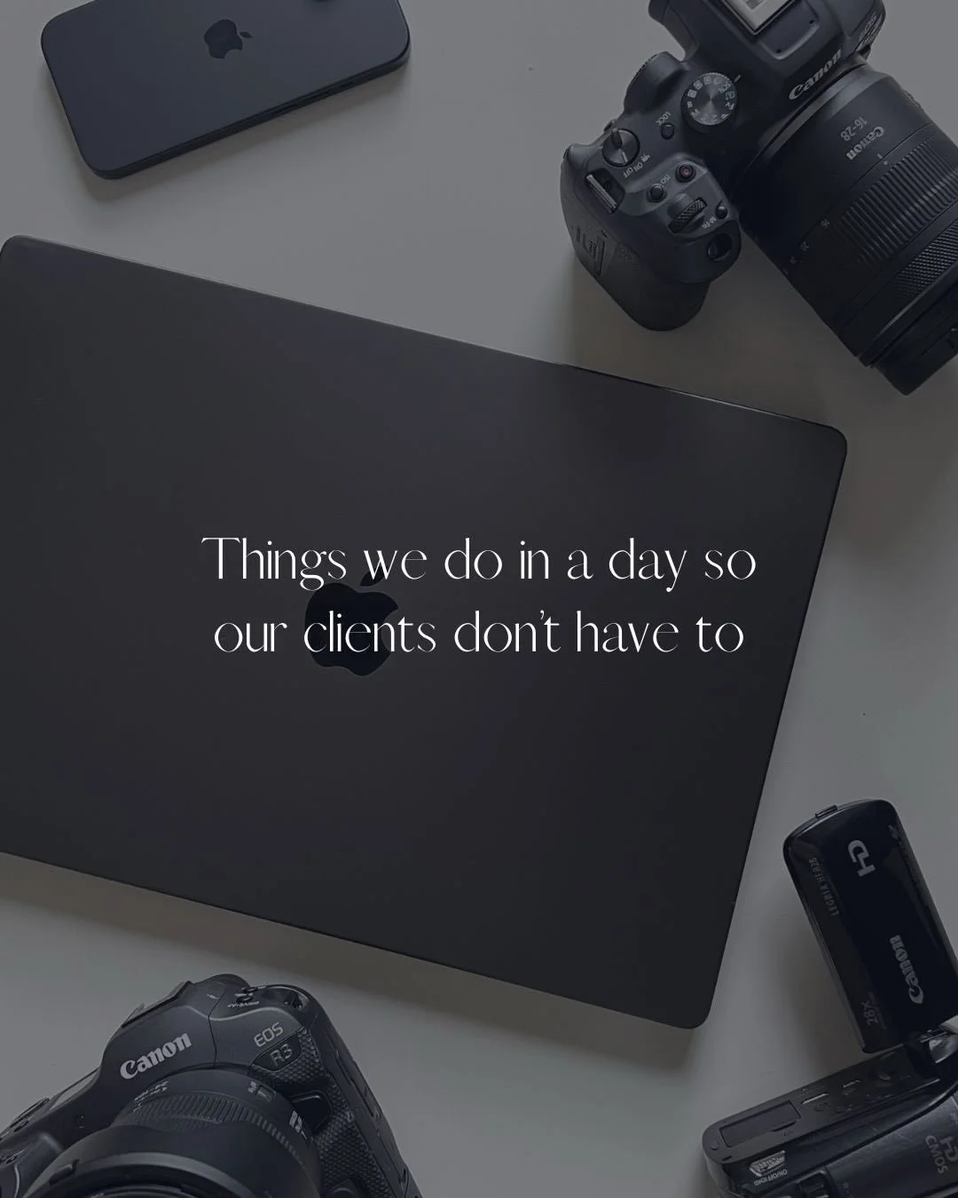 While you&rsquo;re running your business, we&rsquo;re running your socials.

This is what a full-service social media agency actually looks like📱

Is your plate getting too full? Reach out.
