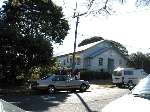 View of the hall from Burilda Street Hendra. 